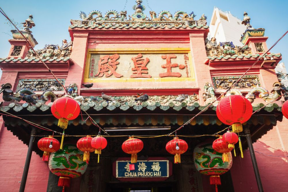 Peaceful view of Jade Emperor Pagoda in Ho Chi Minh City